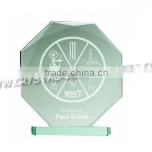 Engraved Jade Glass Star Trophy Promotional thumbnail-1