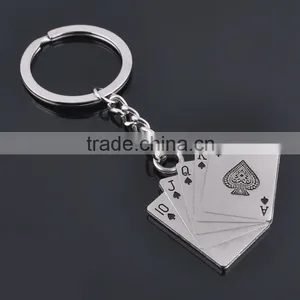 Promotional Poker Key Chains/Metal Poker Key Rings thumbnail-2