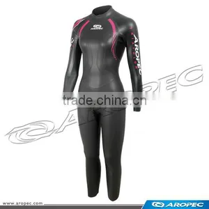 Aropec Flying Fish Lady 3 and 2mm Super Stretch Skin Neoprene Triathlon Fullsuit Wetsuit thumbnail-1