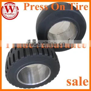 315mm*145*180 380mm*165*246.3 13.5x5.5x8 Press-on Rubber Solid Tires thumbnail-1