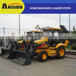 XCMG XT876 вездеход с обратным ковшом с турбонаддувным двигателем мощностью 82 кВт thumbnail-1