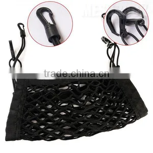 Universal Car Seat Storage Mesh Cargo Net Hook Pouch Holder Car Storage Organizer thumbnail-4