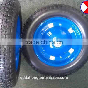 PU Foaming Rubber Wheel Size 300-8,13*3pusolid Wheels thumbnail-1