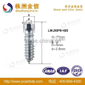 Dia6 X25mm Tungsten Carbide Tire Studs And Screw In Spikes thumbnail-1