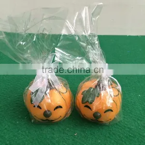 Led Pumpkin Wax Candle Halloween Day Led Candle Pumpkin Shaped Led Yellowe Flicking Candle for Halloween Decoration thumbnail-1