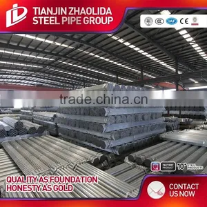 Q235B Pre-galvanized Round Steel Pipe for India Market thumbnail-1