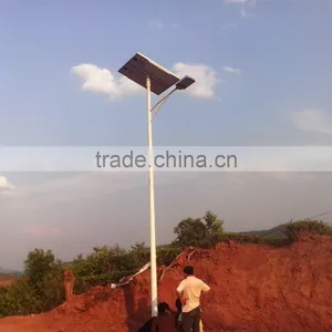 LED Solar Powered Street Light 6m 30W LED Light + 100w Solar Panel thumbnail-1