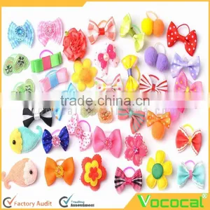 20 PCS Pet Hair Bows Hair Band Dog Puppy Cat Grooming Accessories Random Color and Style thumbnail-1