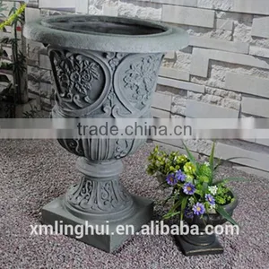 Polyresin Hot Sale For Hotel Decoration Angle Garden Flower Pot thumbnail-3