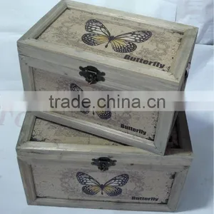 Wooden Case in Antique Style for Home Decor thumbnail-1