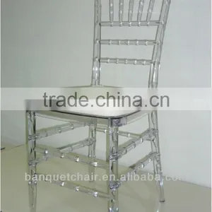 Transprarent Wholesale White Resin Chair Chiavari Chair With Party thumbnail-1