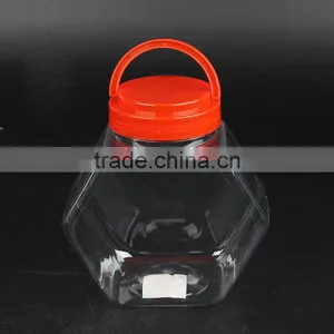 Pet Food Grade Mini Plastic Candy Jar With Lid thumbnail-1
