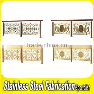Modern Design Veranda Handrail Aluminum Balcony Fence Railing thumbnail-5