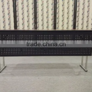 New Style Comercial Banquet Rectangular Training Tables With Folding Legs and Metal Mask thumbnail-2