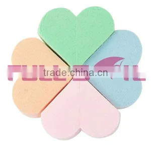 Heart Shape Latex Cosmetic Sponge Set 8pcs Set thumbnail-1