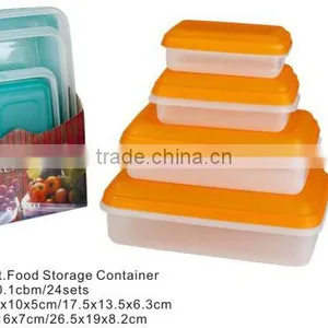 8pcs Rect Food Storage Container Plastic Box thumbnail-1