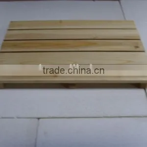 Simple Design Wooden Floor Mat Can be Use for Flower Pot thumbnail-2