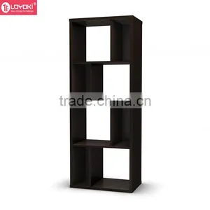 Hot Sale Wood Cube Storage Shelf Easy Assembly Collection Bookcase 4 Tiers Multifunction Bookshelf Wholesale thumbnail-1