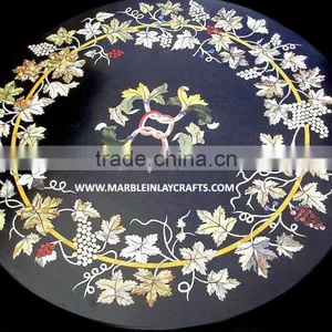 Beautiful Marble Inlay Coffee Table Top thumbnail-1
