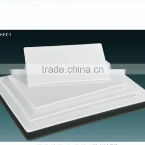 2014 Hot Sale White Ceramic Retangle Plate thumbnail-1
