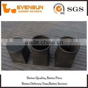 Garden Flat Wicker Hamper Box Outdoor Rattan Storage Furniture thumbnail-2