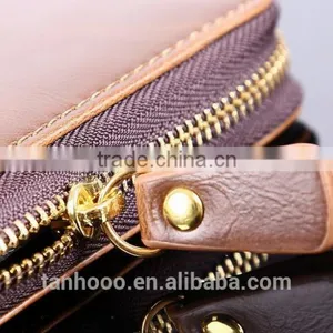 RFID Protection Men Leather Passport Holder Mobile Phone Card Holder thumbnail-3