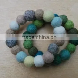2017 Hot New Products Website China Supplier Promotional Gift Felt Fabirc Charm Colorful European Bead for Bracelet thumbnail-1