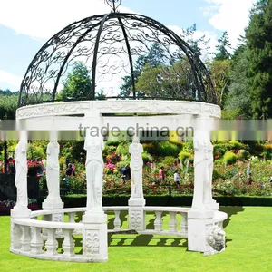 Popular Design Cheap Marble Gazebo With High Quality GAB-009 thumbnail-4