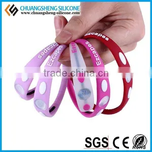 Fashional Customized Mosquito Repellent Dispeller Bracelet for Wedding Part Gifts thumbnail-4