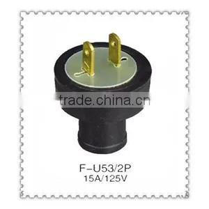 Black Electric Bakelite Plug thumbnail-1