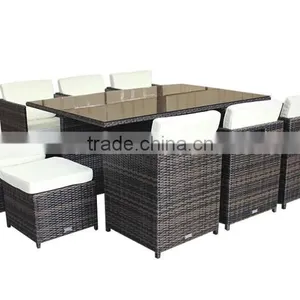 Space Saving Rattan Party Tables and Chairs for Price AE5005 thumbnail-1