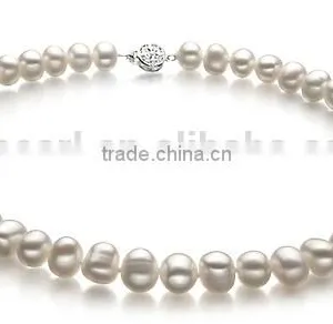 Kaitlyn White 8-9mm a Quality Freshwater Pearl Jewelry thumbnail-2