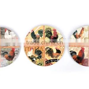 1pc Porcelain Wall Plaque With Rope thumbnail-3