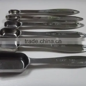 2016 Hot Sale 6pc Stainless Steel Measuring Spoon Sets,coffee Set,tea Set thumbnail-2