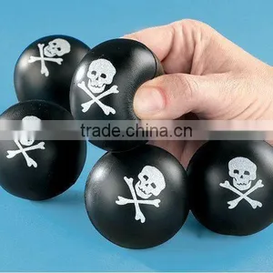Mini Skull And Crossbones Squeeze Balls thumbnail-1