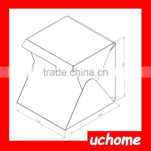 UCHOME Office Professional Flash Kit White Fiber Highlight Fold Studio thumbnail-1