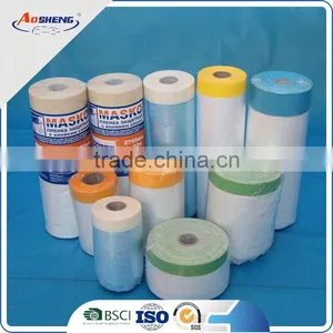 Taped Folded Hand Masking Film Covering thumbnail-2