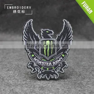 Hangzhou Garment Accessories Custom Design Sewing Embroidery Badges thumbnail-2
