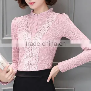 Hot Selling New Design Sleeveless Lace Top T-shirt Oem Service China+supplier+clothing thumbnail-2