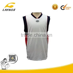 Logo Embroidered Polyester Fabric Basketball Shirts thumbnail-1