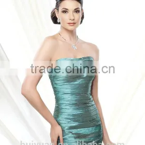 2 Pieces Formal Long Sleeve Satin Mother Prom Dress thumbnail-4