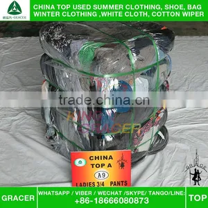From China Second Hand Ladies 3/4 Pants Used Clothing Malaysia/New York Style thumbnail-6