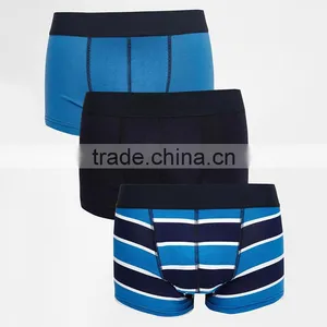 Custom 3 Pack Underpants Man Satin Underpants With Stripe Print thumbnail-1