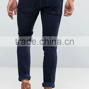 2017 New Pattern Patch Jeans for Men OEM Wholesale High Quality Logo Custom Design Men Jeans thumbnail-3