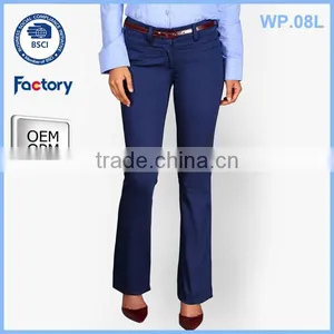 Ladies Chino Pants,brand Name Women Pants,flare Chino Pants thumbnail-1