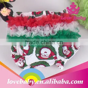 Wholesale New Desgin Cotton Cute Baby Ruffle Bloomer Baby Diaper Cover thumbnail-1