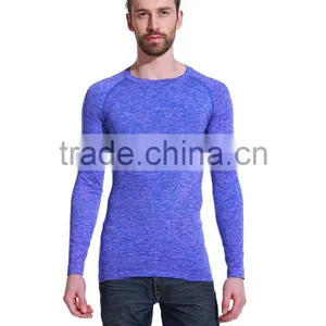 Seamless Running Shirts Training Wear Fitness Compression Gym Shirts thumbnail-1