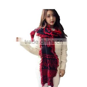 Korean Style Fashion Latest Design Long Acrylic Candy Color Choice Elegant Wear Shawl Scarf Womens thumbnail-1