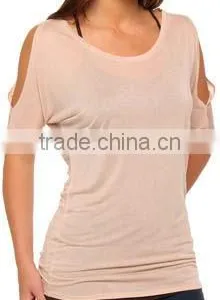 Ladies Slim-fitting Knit Tops RO07 thumbnail-1