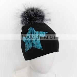 MYFUR Star Cute Baby Knitted Soft Warm Cotton Beanie Hat For Baby Boy or Girl Hat Winter Hats New Born thumbnail-1